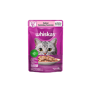 Sachê Whiskas Adulto Salmão 85g