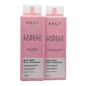 Kit Shampoo 750ML + Condicionador 550ML Knut Cabelo Perfeito