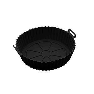 Forma De Silicone Lyor Redonda Preta