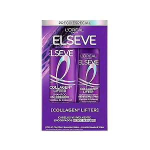 Kit Elseve Shampoo 375ML + Condicionador 170ML Colágeno
