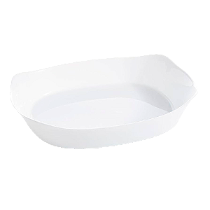 Travessa Lyor Opalino Carine White 30X22X6cm