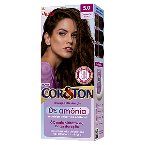 Coloração Cor&Ton 0%Amonia 5.0 Castanho Claro