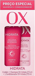 Kit OX Shampoo 375ML + Condicionador 170ML Hidrata