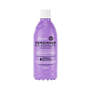 Removedor Farmax Sem Acetona Lavanda 500ML
