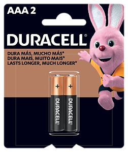 Pilha Duracell AAA Com 2 Alcalina