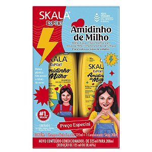 Kit Skala Shampoo 325ML + Condicionador 200ML Amidinho De Milho