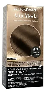 Coloração Creme Alta Moda Sem Amônia 6.7 Chocolate