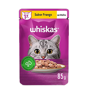 Ração Whiskas Sachê Adulto Frango 85G
