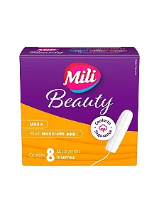 Absorvente Mili Interno Médio Com 8