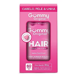 Suplemento Gummy Hair Tutti Frutti 180G