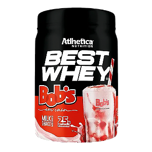 Whey Atlhetica Bob's Milk Shake Morango 450G