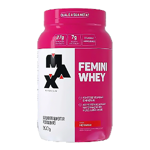 Whey Max Titanium Morango 900G