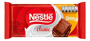 Barra De Chocolate Nestlé Diplomata 80G