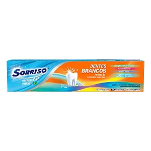 Creme Dental Sorriso Dentes Brancos 120G