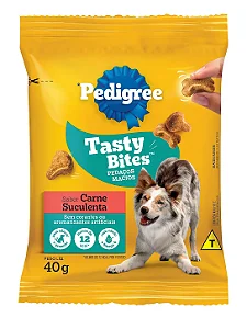 Petisco Pedigree Tasty Bites Carne Suculenta 40G