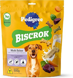 Biscoito Pedigree Biscrock Multi Sabor 500G