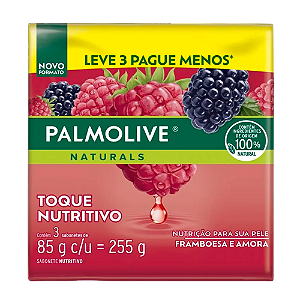 Sabonete Palmolive Framboesa Com 3 Unidades 85G