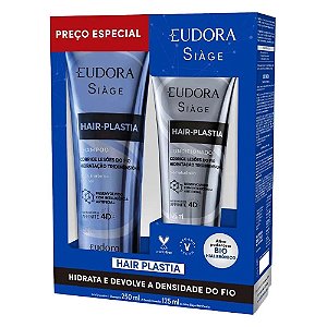 Kit Eudora Shampoo 250ML + Condicionador 125ML Hair-Plastia