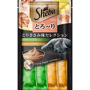 Petisco Sheba Frango Com Peixe Com 4 Sachê 48G