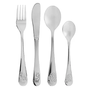 Conjunto De Talher Wolff Kids Aço Inox 4 Peças