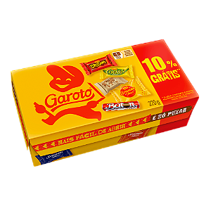 Bombom Garoto Sortido Grátis 10% 220G