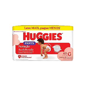 Fralda Descartável Huggies Roupinha G Supreme Care Com 60