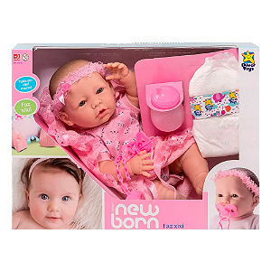 Boneca Diver Toys New Born Faz Xixi