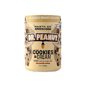 Pasta De Amendoim D Peanut Cookies & Cream 250G
