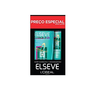 Kit Shampoo Elseve Hydra Detox 375ml e Condicionador 170ml