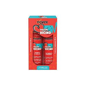 Novex Kit Shampoo e Condicionador Doctor Rícino 300ml