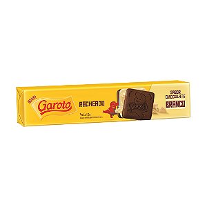 Biscoito Garoto Recheado Chocolate Branco 130g