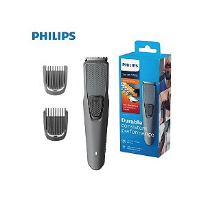 Aparador de Pelos Philips Beardtrimmer BT1209/15 Séries 1000 Sem Fio - USB