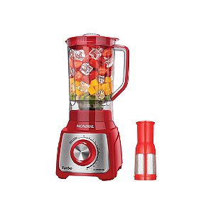 Liquidificador Mondial L-1200 RI 220v - Vermelho/Inox