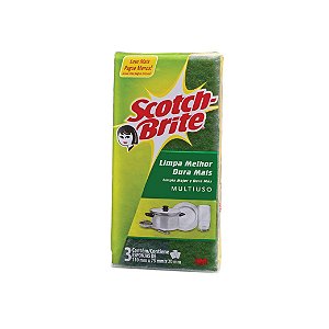 Esponja Multiuso Scotch-Brite Com 3 Unidaddes Wave Limpez