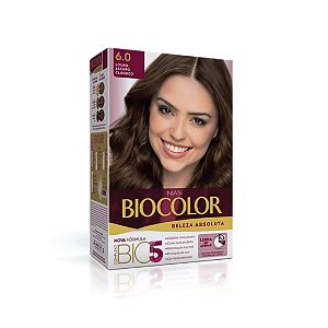 Coloração Biocolor Kit Creme 6.0 Louro Escuro