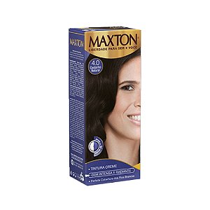 Tintura Creme Maxton Kit Prático 4.0 Castanho Natural