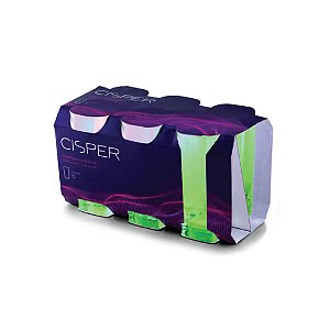 Jogo de Copos Cisper com 6 Unid.  Patis Cítrico 4052-23/0990