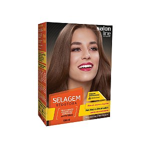 Selagem Defrisante Redutora Salon Line para Todo Tipo de Cabelo 188ml