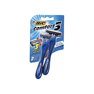 Barbeador Bic Comfort 3 Pele Normal C/2