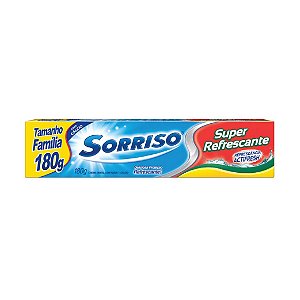 Creme Dental Sorriso Com Cálcio Super Refrescante 180g