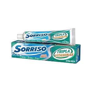 Creme Dental Sorriso Tripla Vitaminas Extra Fresh 70g