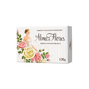 Sabonete Alma de Flores Essência Flores Brancas 130g