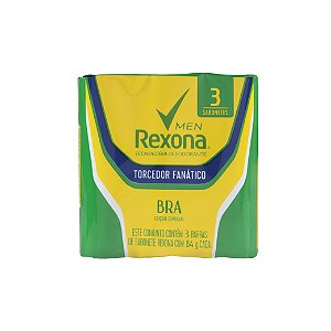 Sabonete Rexona Men Torcedor Fanático C/3 84g