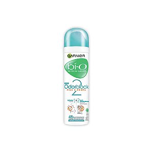 Desodorante Aerosol Garnier Bí-O Feminino Odorblock 2 Pele e Roupa 150ml