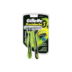 Aparelho de Barbear Gillette Prestobarba 3 Body Sense C/2