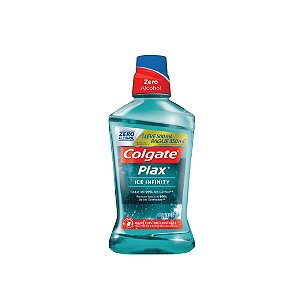 Enxaguante Bucal Colgate Plax Ice Infinity Leve 500 Pegue 350ml