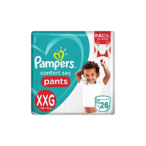 Fralda Descartável Pampers Confort Sec Pants XXG C/26