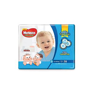 Fralda Descartável Huggies Turma da Mônica Jumbo Tripla Proteção G C/28