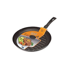 Grill Dona Chefa Antiaderente 28cm - Vermelha