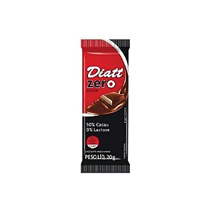 Chocolate Diatt Zero Açucar Meio Amargo 20g